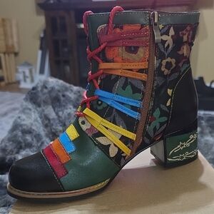 Colorcraft Shoes Leather Vintage Boots